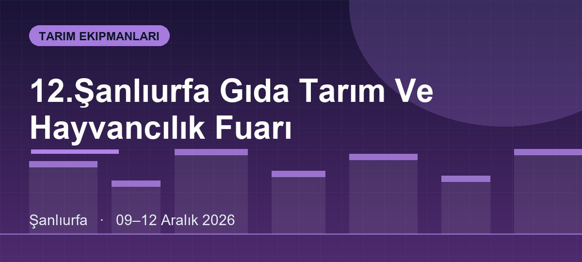 12.Şanlıurfa Gıda Tarım Ve Hayvancılık Fuarı