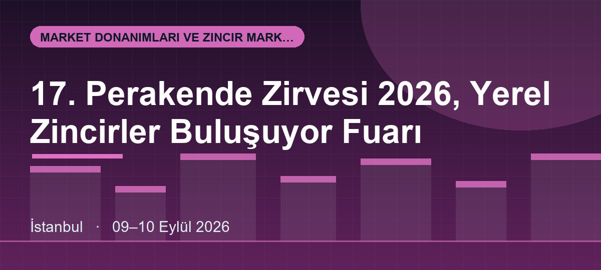 17. Perakende Zirvesi 2026, Yerel Zincirler Buluşuyor Fuarı