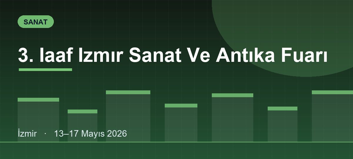 3. Iaaf Izmır Sanat Ve Antıka Fuarı