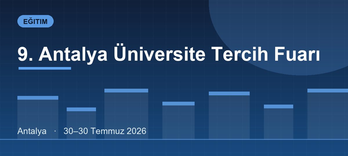 9. Antalya Üniversite Tercih Fuarı