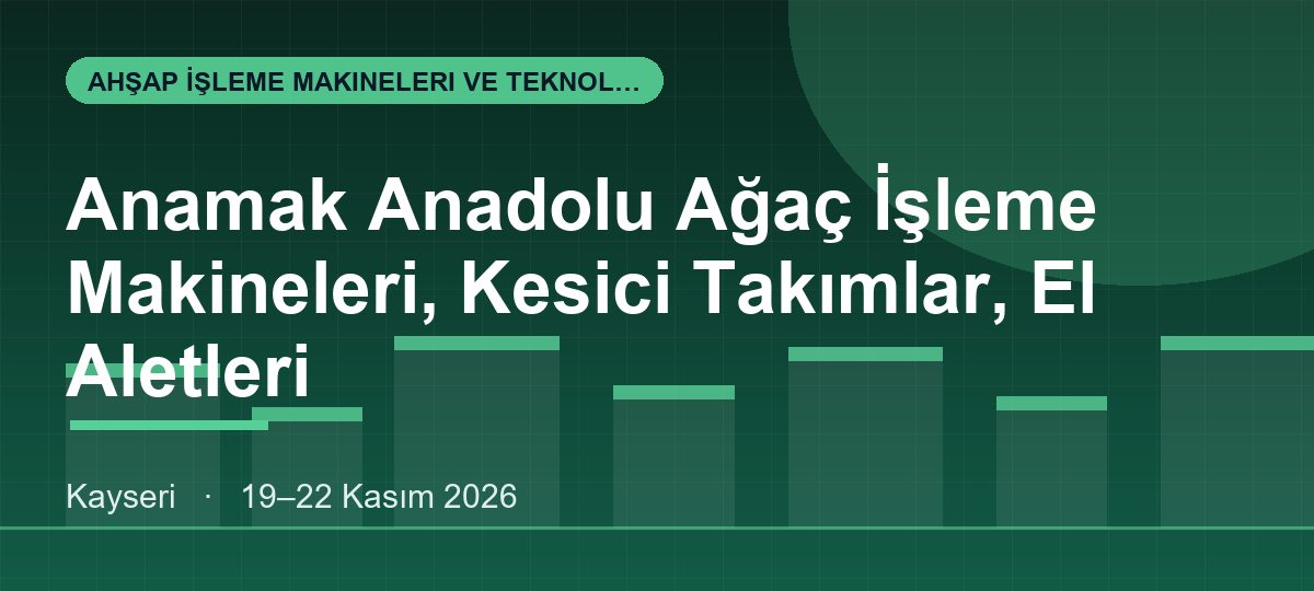 Anamak Anadolu Ağaç İşleme Makineleri, Kesici Takımlar, El Aletleri