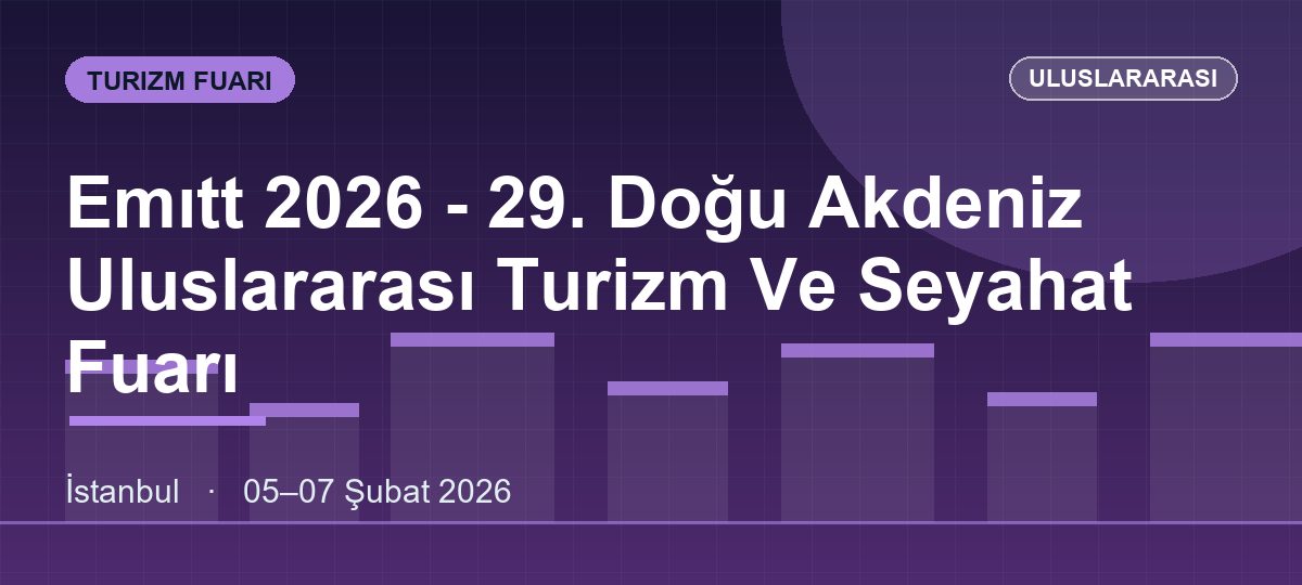 Emıtt 2026 - 29. Doğu Akdeniz Uluslararası Turizm Ve Seyahat Fuarı