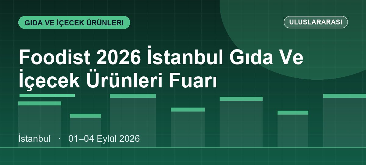 Foodist 2026 İstanbul Gıda Ve İçecek Ürünleri Fuarı