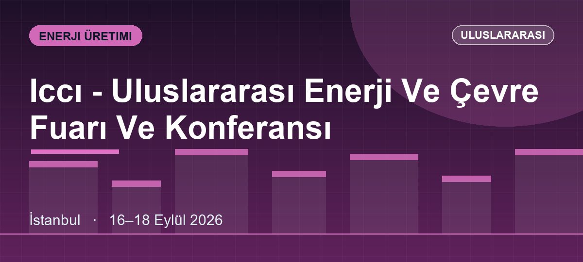 Iccı - Uluslararası Enerji Ve Çevre Fuarı Ve Konferansı
