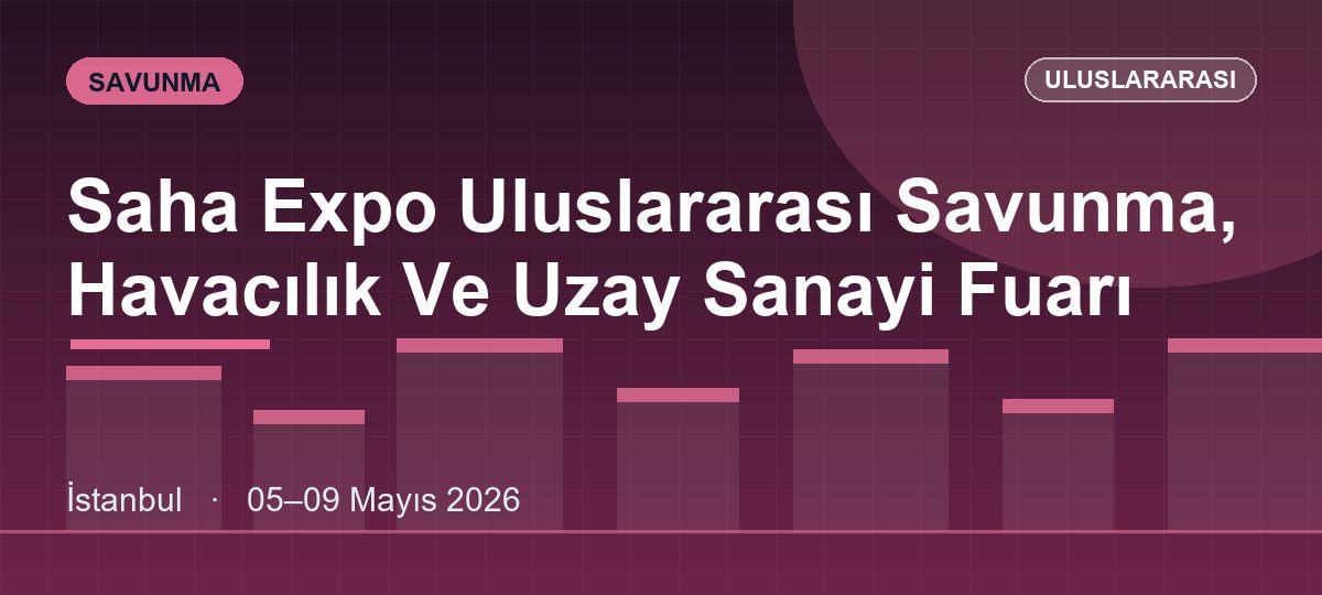 Saha Expo Uluslararası Savunma, Havacılık Ve Uzay Sanayi Fuarı