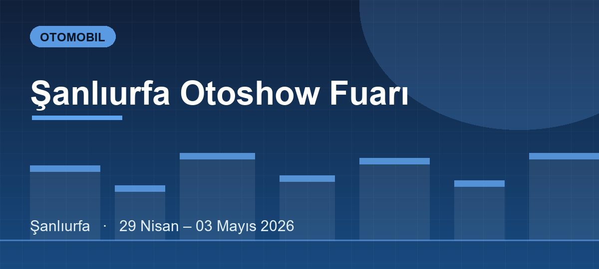 Şanlıurfa Otoshow Fuarı