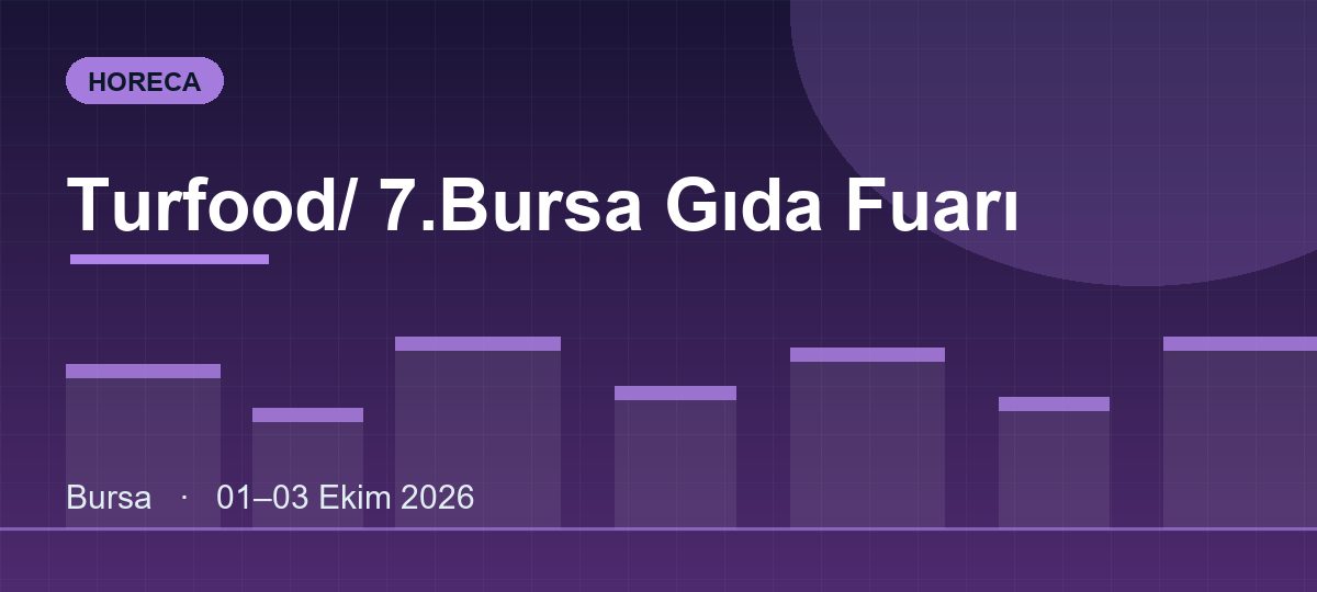Turfood/ 7.Bursa Gıda Fuarı