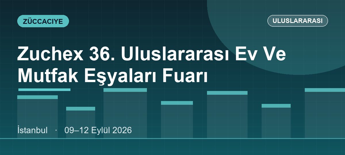 Zuchex 36. Uluslararası Ev Ve Mutfak Eşyaları Fuarı