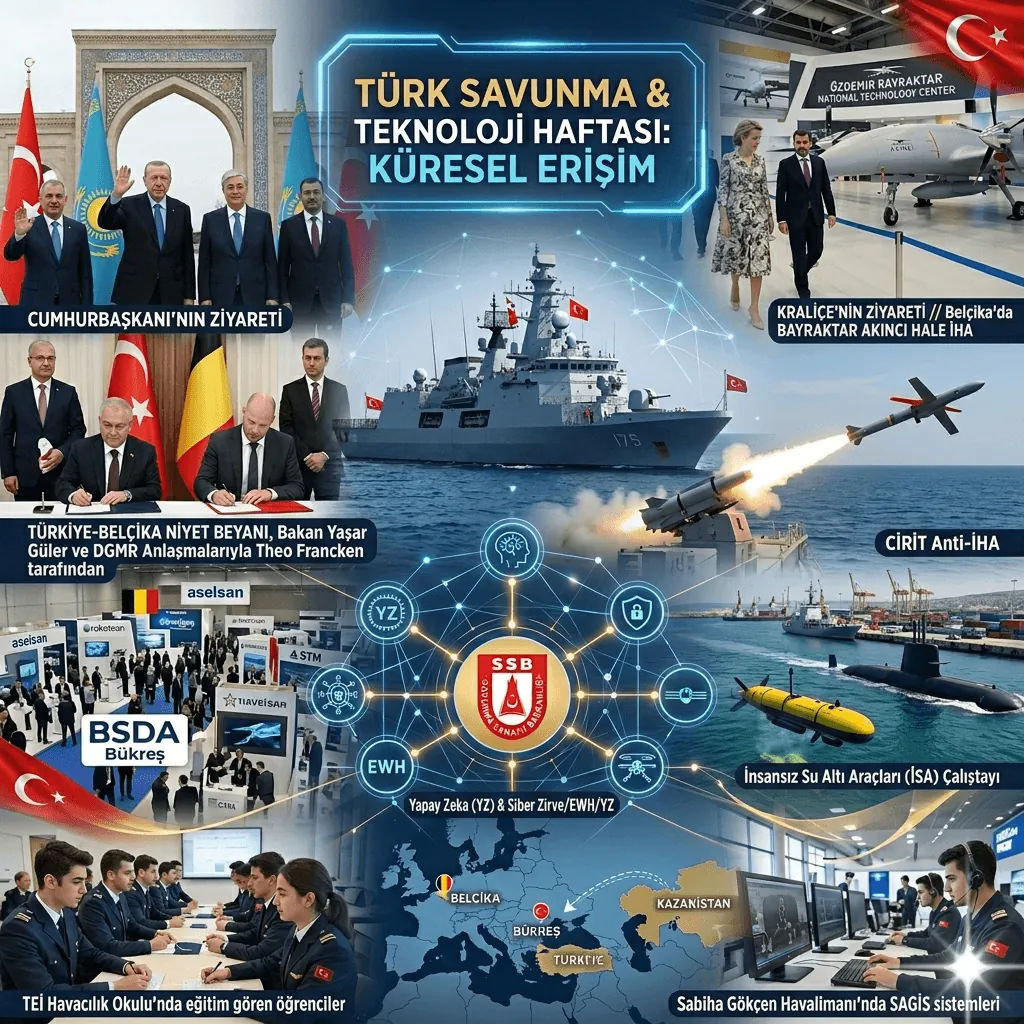 11-17 Mayıs Haftasında Savunma Sanayiinde Yoğun Gündem | AKINCI İHA, EFES 2026, Yapay Zekâ ve Uluslararası İş Birlikleri Öne Çıktı