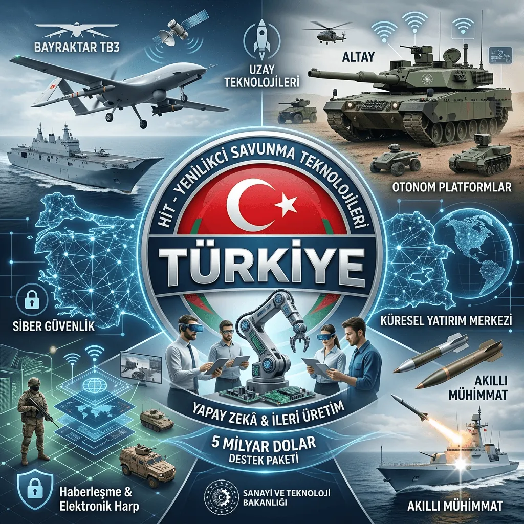5 Milyar Dolarlık Dev Hamle! Türkiye'den Savunma Teknolojilerine HIT-30 Atağı: Yenilikçi Yatırımlara Tarihi Destek Programı