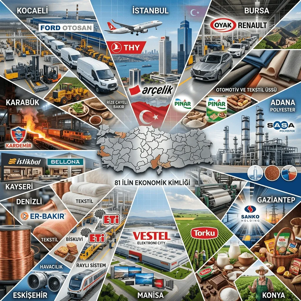 81 İlin En Büyük Markaları Açıklandı! Türkiye'nin Üretim Gücünü Sırtlayan Dev Şirketler Belli Oldu