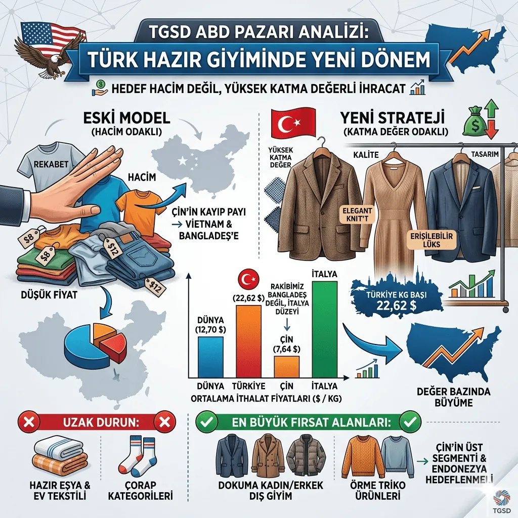 ABD Pazarında Kartlar Yeniden Dağıtılıyor: TGSD’ye Göre Türkiye Çin’in Kaybettiği Siparişleri Hedeflemeli