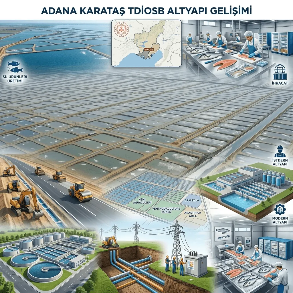 Adana Karataş OSB’ye 1,3 Milyar TL’lik Dev Yatırım! 643 Hektarlık Su Ürünleri İhtisas Bölgesi İçin İhale Tarihi Açıklandı