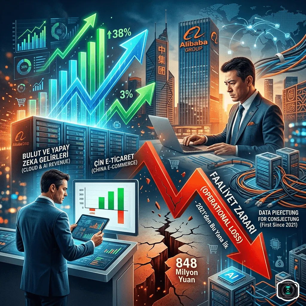 Alibaba’da Kritik Dönem: Gelirler Arttı, Şirket 2021’den Bu Yana İlk Faaliyet Zararını Açıkladı