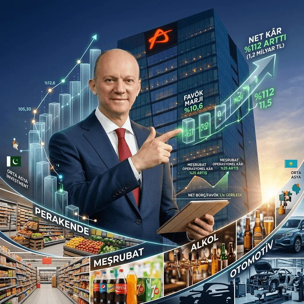 Anadolu Grubu Holding’den Güçlü Kâr Artışı: Net Kâr Yüzde 112 Yükseldi, 1,2 Milyar TL’ye Ulaştı
