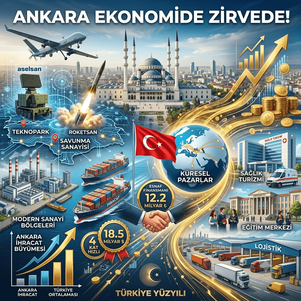 Ankara İhracatta Rekor Kırdı! Bakan Bolat: Başkent Türkiye Ortalamasının 4 Kat Üzerinde Büyüdü