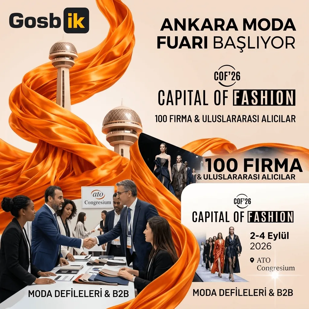 Ankara’da Moda ve Hazır Giyim İçin Büyük Buluşma: 100’e Yakın Firma ve Yabancı Alıcılar Fuarda!