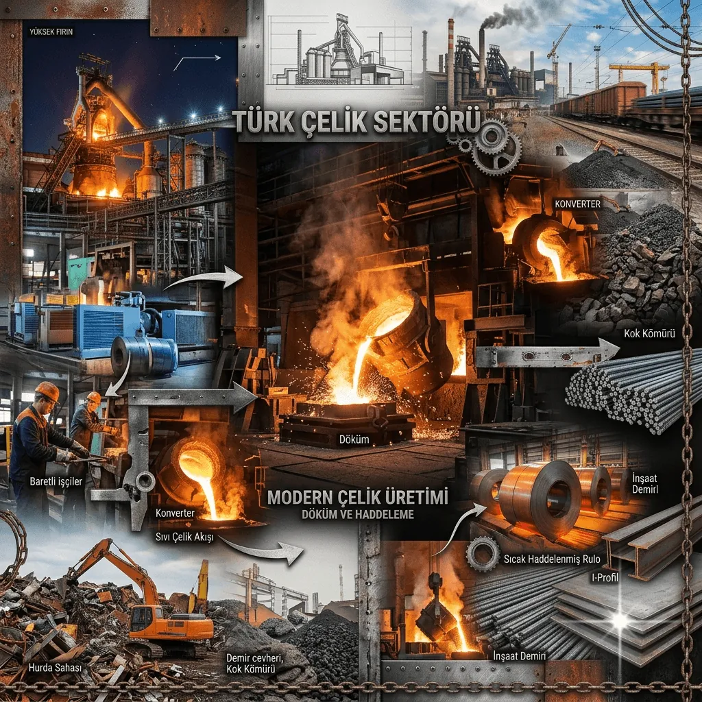 AR-GE 500’de Çelik Sektörünün Zirvesi Belli Oldu! Erdemir 384,7 Milyon TL Harcadı, 5 Firma 646,9 Milyon TL’ye Ulaştı