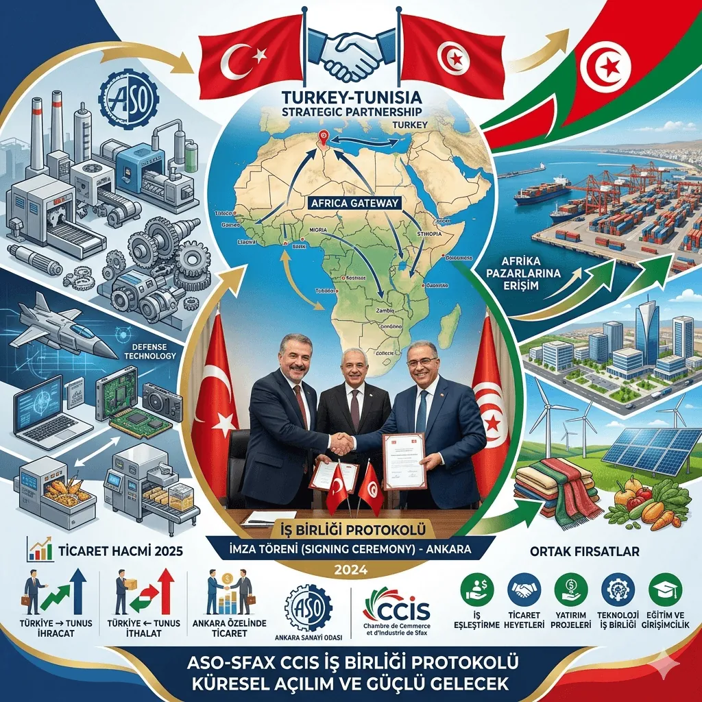 ASO’dan Afrika Hamlesi 🌍: Türkiye-Tunus İş Birliğiyle Ticaret ve Yatırımda Yeni Dönem!