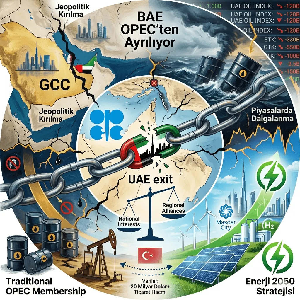 BAE’den OPEC’e Şok Ayrılık: Hürmüz Krizi Küresel Enerji Dengelerini Sarsıyor