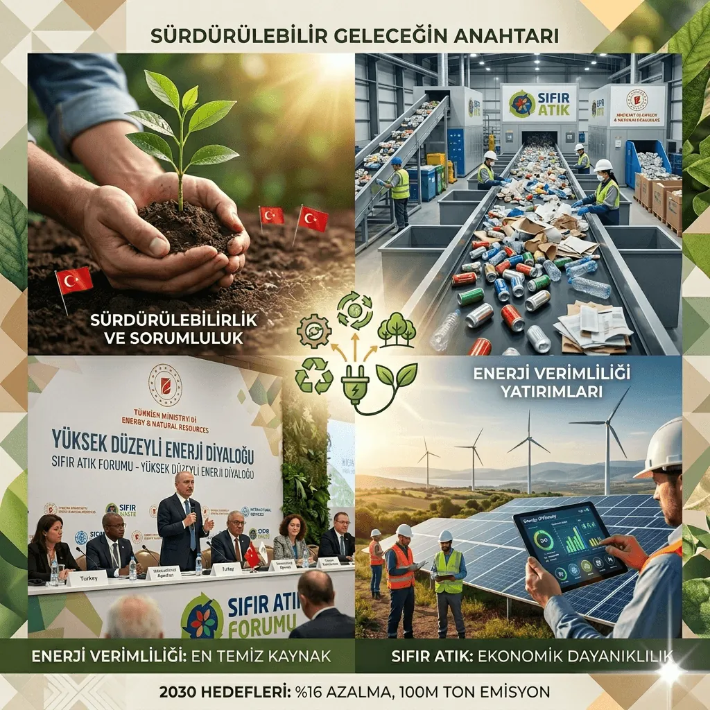 Bakan Bayraktar’dan Sürdürülebilirlik Vurgusu: Enerji Verimliliği ve Sıfır Atık Geleceğin Anahtarı Olacak