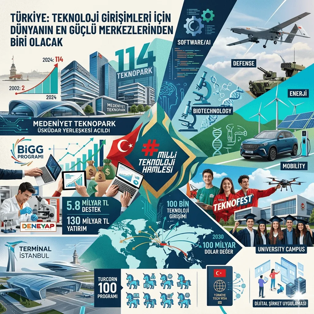 Bakan Kacır’dan Teknoloji Hamlesi: “2030’a Kadar 100 Bin Teknoloji Girişimi Hedefliyoruz”
