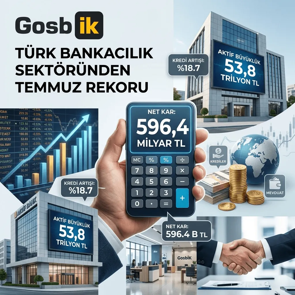 Bankacılık sektöründe dev rakam: Net kar 596,4 milyar liraya ulaştı, aktif büyüklük 53,8 trilyon TL’yi aştı