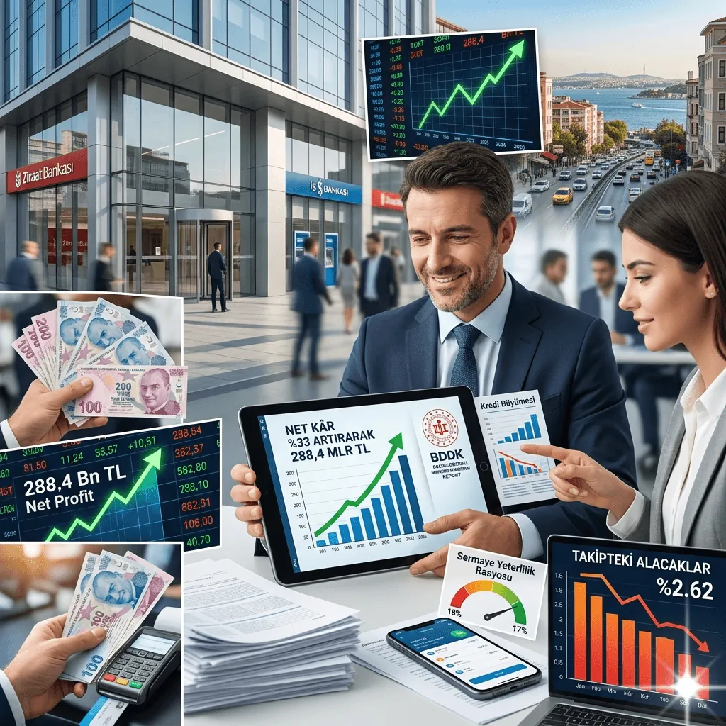 Bankacılıkta Kâr Patlaması: 2026 İlk Çeyrekte Net Kâr %33 Arttı, Risk Göstergeleri Alarm Veriyor