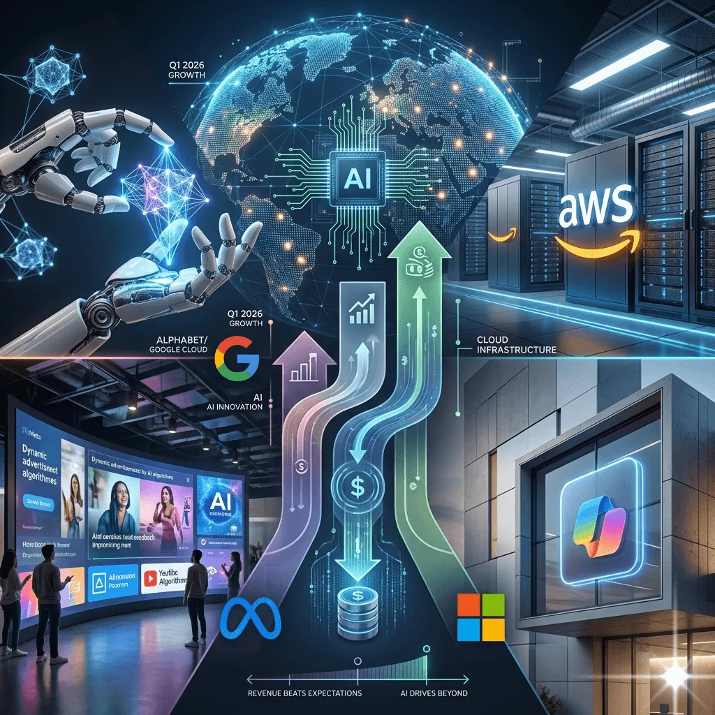 Big Tech’ten Rekor Başlangıç: Alphabet, Amazon, Meta ve Microsoft 2026’ya Güçlü Girdi, Gelir ve Kâr Beklentileri Aştı