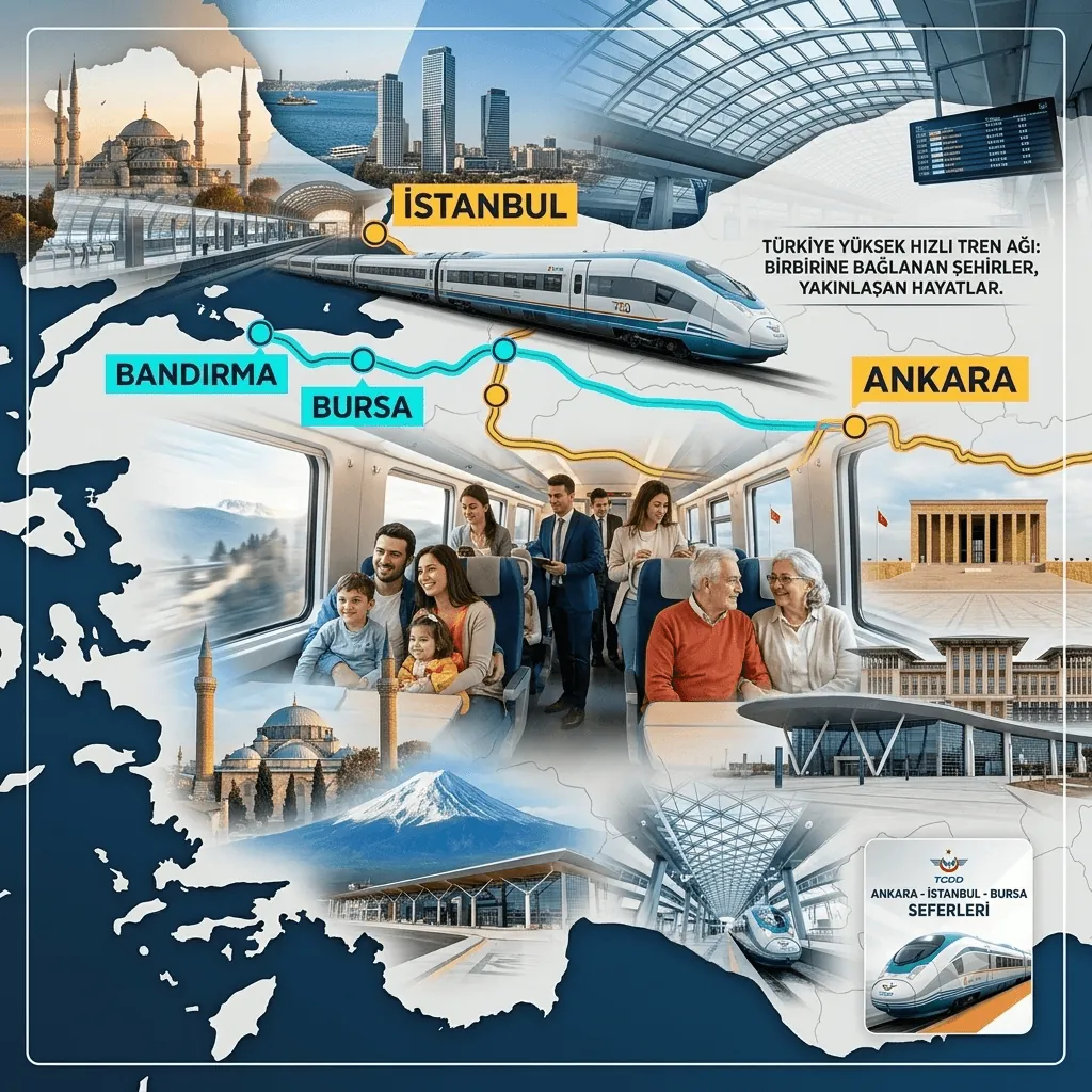 Bursa Hızlı Treninde Geri Sayım: Test Sürüşleri Başlıyor, Bursa-İstanbul ve Bursa-Ankara 2 Saat 15 Dakikaya Düşecek