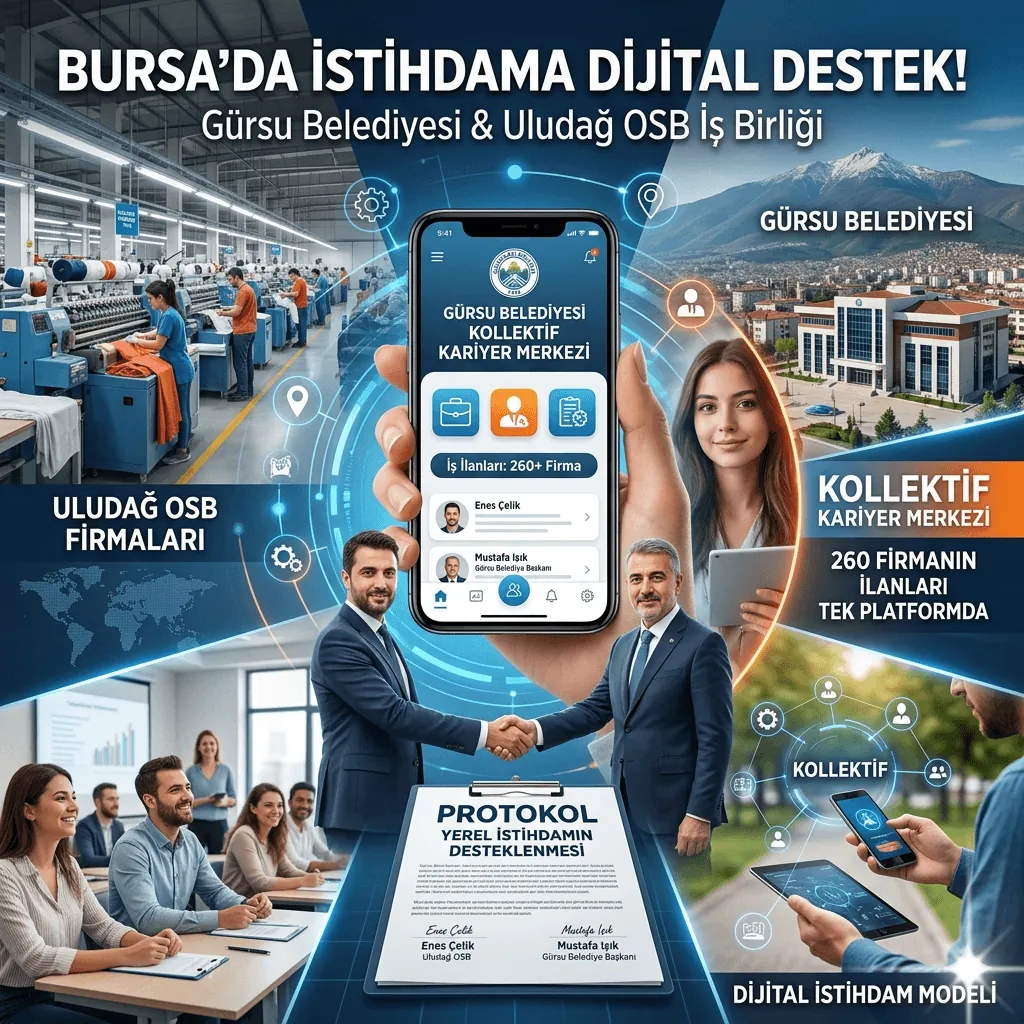 Bursa’da İş Arayanlara Müjde! Uludağ OSB’deki 260 Firmanın İş İlanları Tek Platformda Toplanıyor