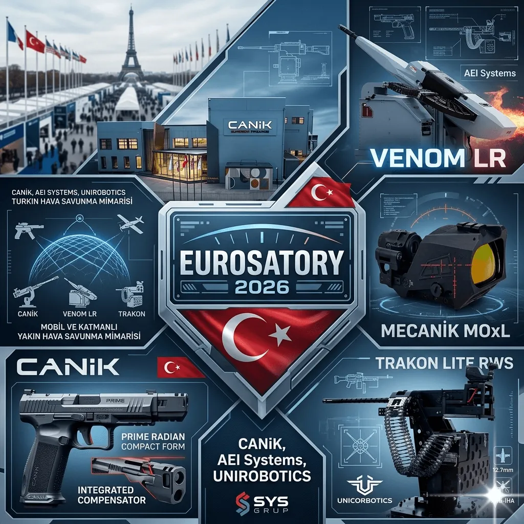 CANiK ve SYS Grup Eurosatory 2026’da Sahneye Çıkıyor: Türk Savunma Sanayii Paris’te Güç Gösterisi Yapacak