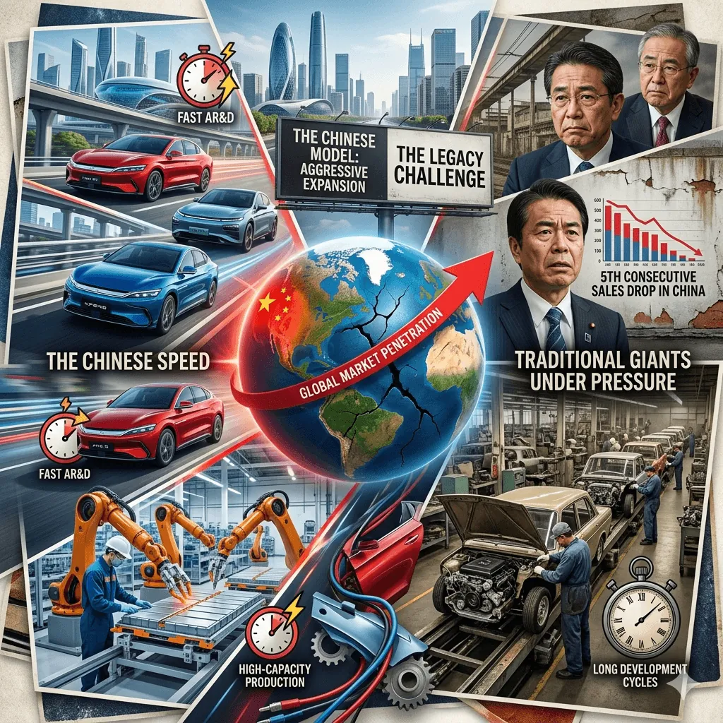 Çin Otomotivde Dünyayı Sarsıyor: Toyota, Honda ve Ford’dan “Hayatta Kalamayız” Uyarısı!