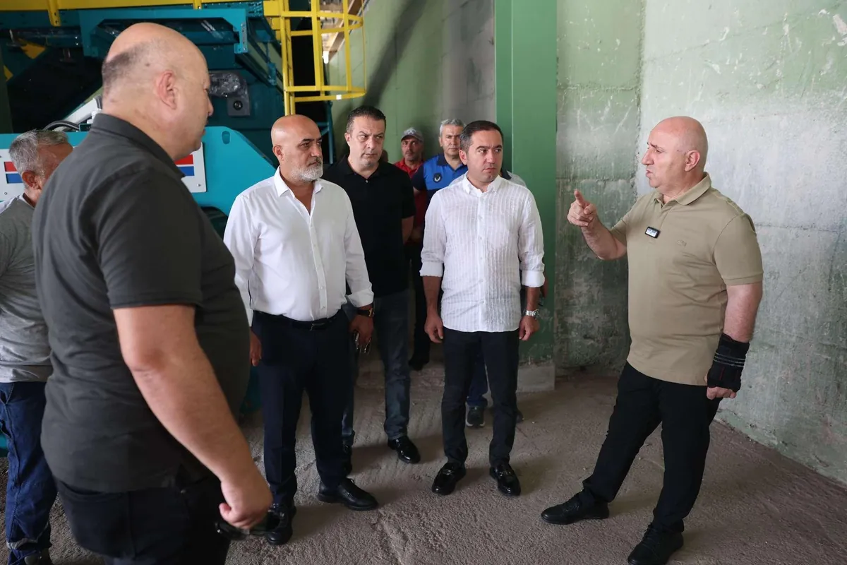 Darıca’daki tesiste günlük 70 ton atık geri dönüştürülecek