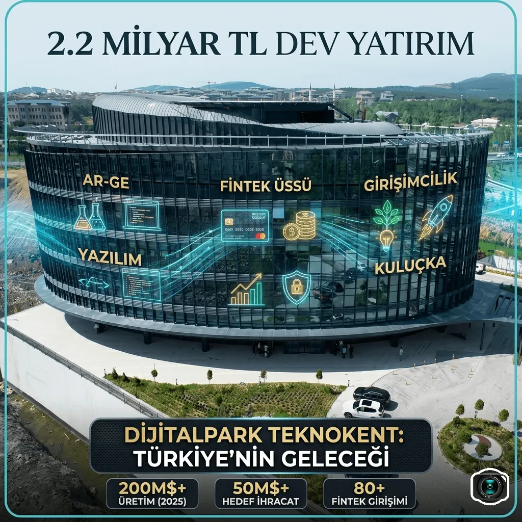 Dijitalpark Teknokent’ten 2,2 Milyar TL’lik Dev Yatırım: Çekmeköy’de Türkiye’nin Yeni Teknoloji ve Fintek Üssü Yükseliyor