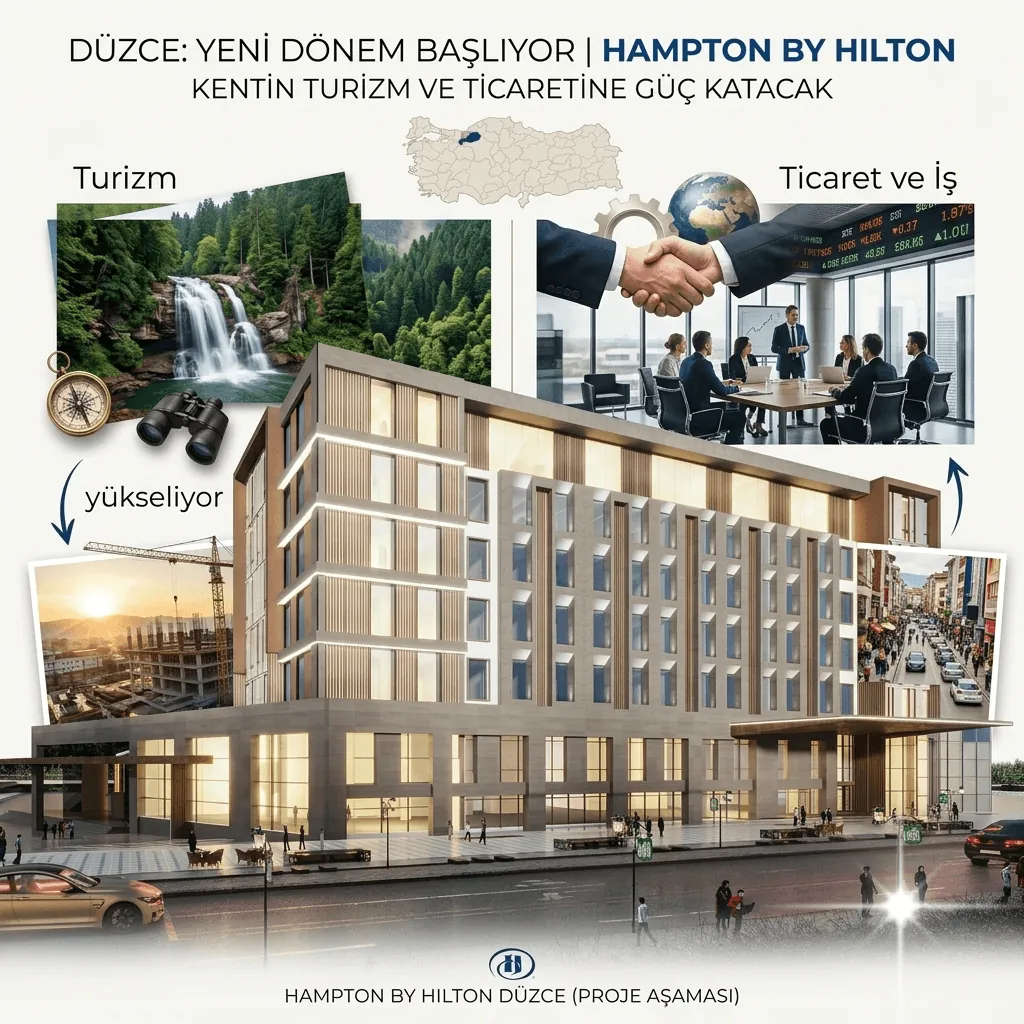 Düzce’ye Dev Turizm Yatırımı: Hampton by Hilton ile Konaklama ve İş Dünyasında Yeni Dönem Başlıyor