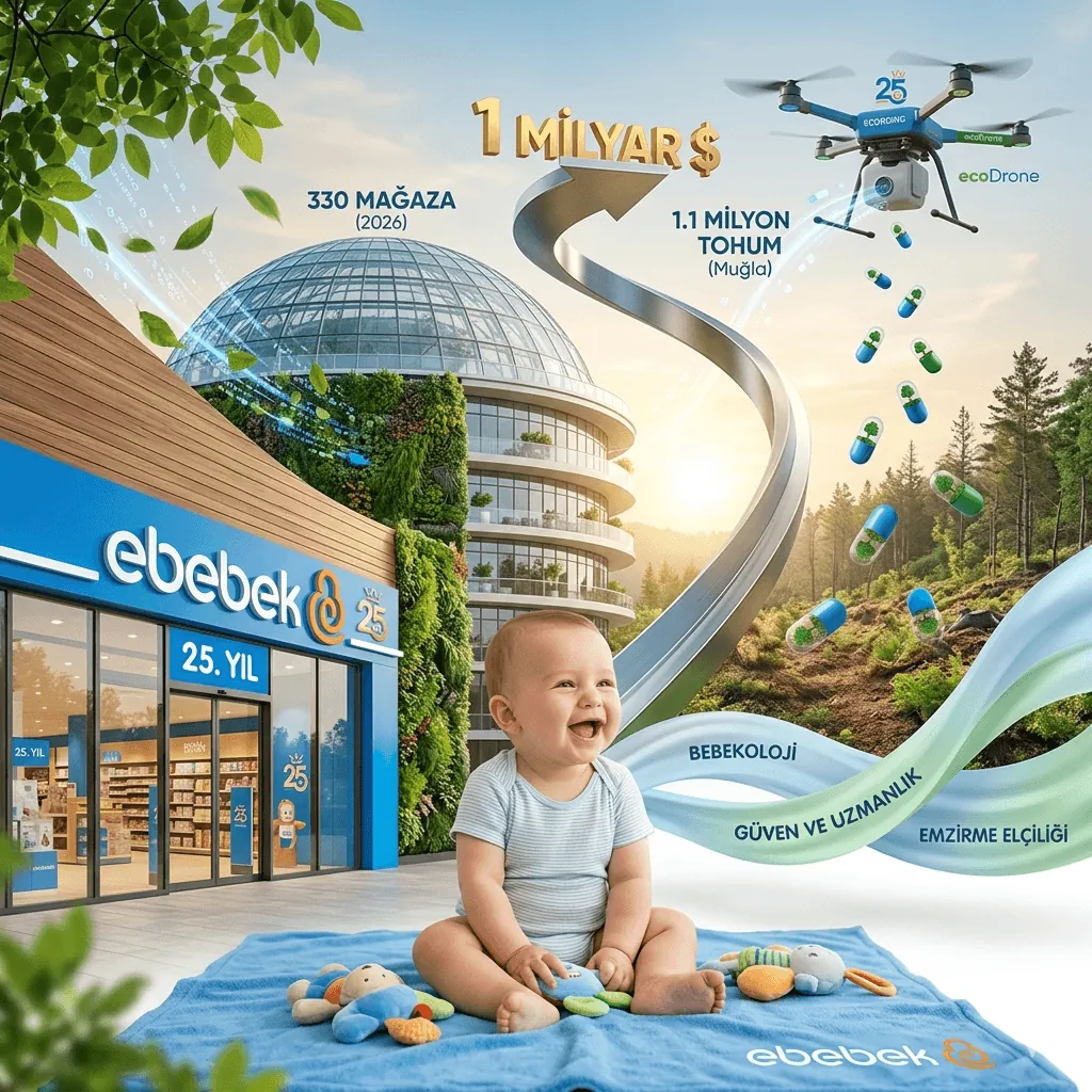ebebek 25. Yılında Hedef Büyüttü: 2026’da 330 Mağaza, 2030’da 1 Milyar Dolar