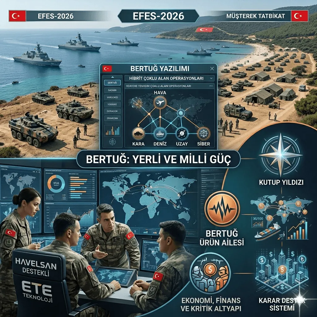 EFES-2026’da İlk Kez Kullanıldı! HAVELSAN Destekli Yerli Yapay Zeka Sistemi Bertuğ Sahneye Çıktı
