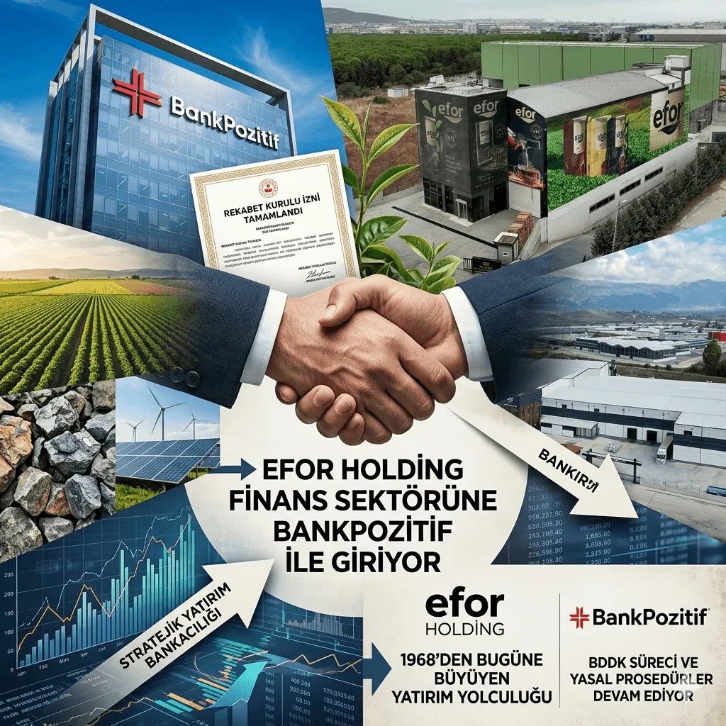 Efor Holding Bank Pozitif’i Devralıyor: Finans Sektörüne Girişte Kritik Onay Geldi