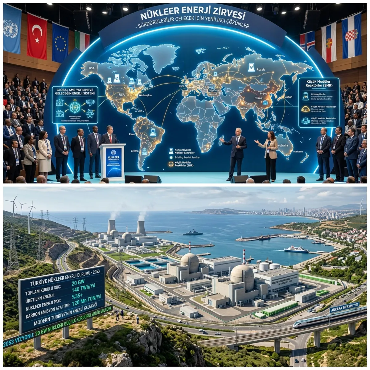 Enerjide Tarihi Adım: Türkiye’nin İlk Nükleer Güç Santrali Bu Yıl Devreye Giriyor. Türkiye 2053’e Kadar 20 GW Nükleer Enerji Kapasitesine Ulaşmayı Hedefliyor