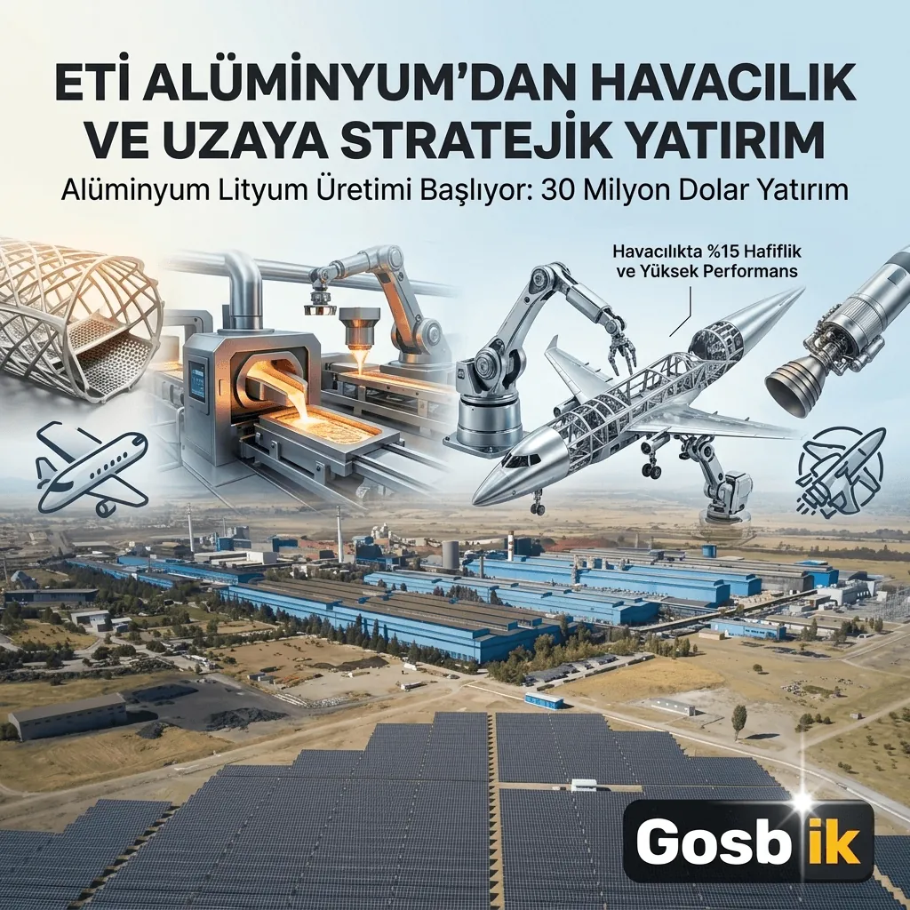 Eti Alüminyum’dan Dev Yatırım! 30 Milyon Dolara Alüminyum Lityum Üretecek, Türkiye Stratejik Üreticiler Arasına Girecek