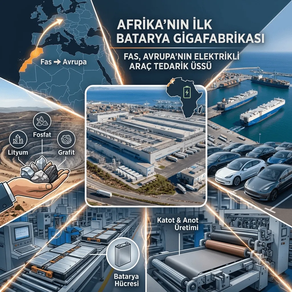 Fas'tan Batarya Hamlesi! Afrika'nın İlk Gigafabrikası İçin 1,3 Milyar Dolarlık Dev Yatırım, Avrupa Tedarik Zincirinde Yeni Dönem Başlıyor