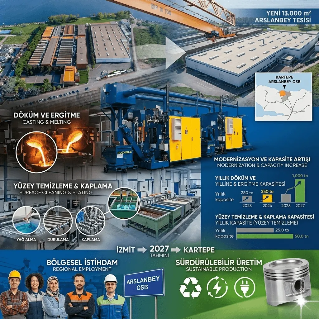 Federal Mogul’dan Kocaeli’de Dev Dönüşüm: 485,8 Milyon TL’lik Yatırımla Üretim Üssü Taşınıyor