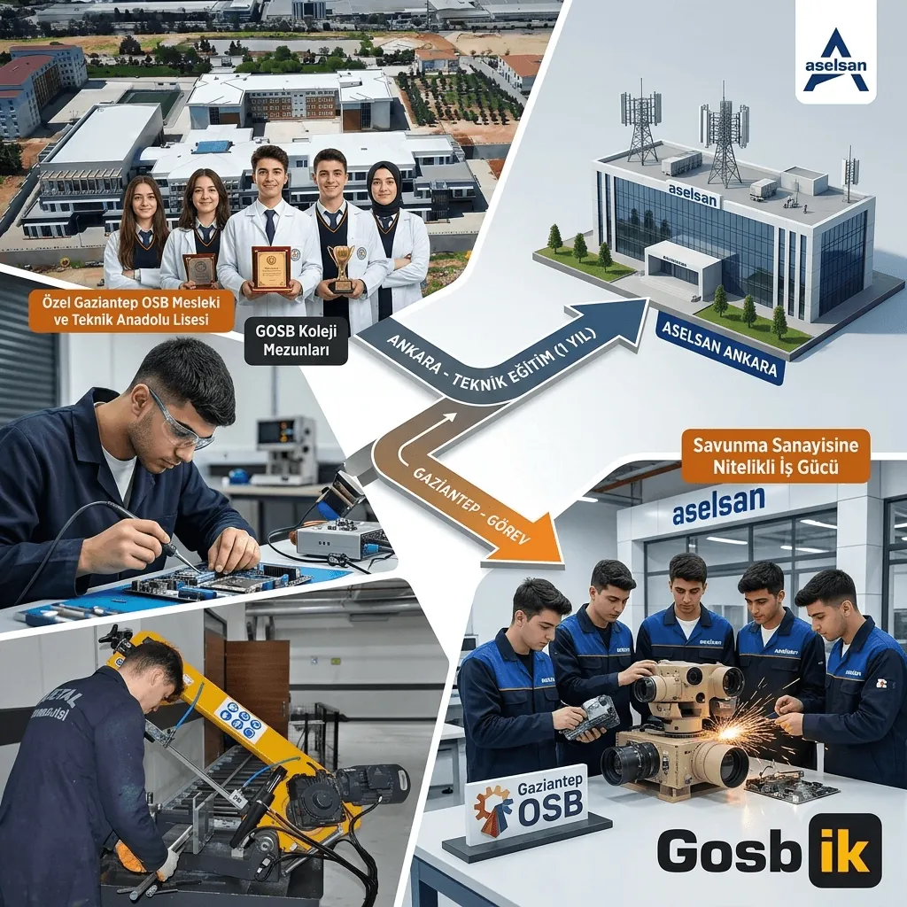 Gaziantep’ten ASELSAN’a 5 Genç Yetenek! Ankara’da Eğitim Alıp Savunma Sanayisine Katılacaklar