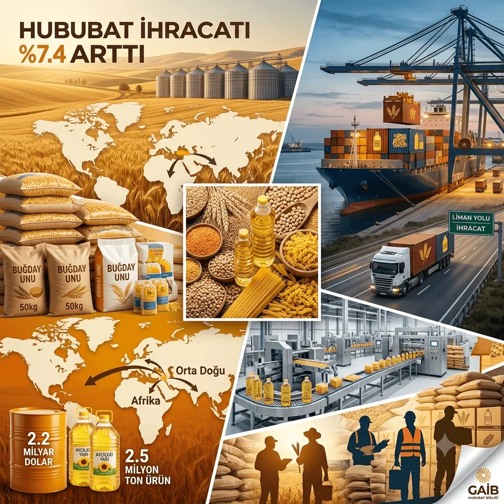 Güneydoğu’dan 7 Ayda 2,2 Milyar Dolarlık Hububat İhracatı: Afrika’ya Satış Yüzde 22,4 Arttı