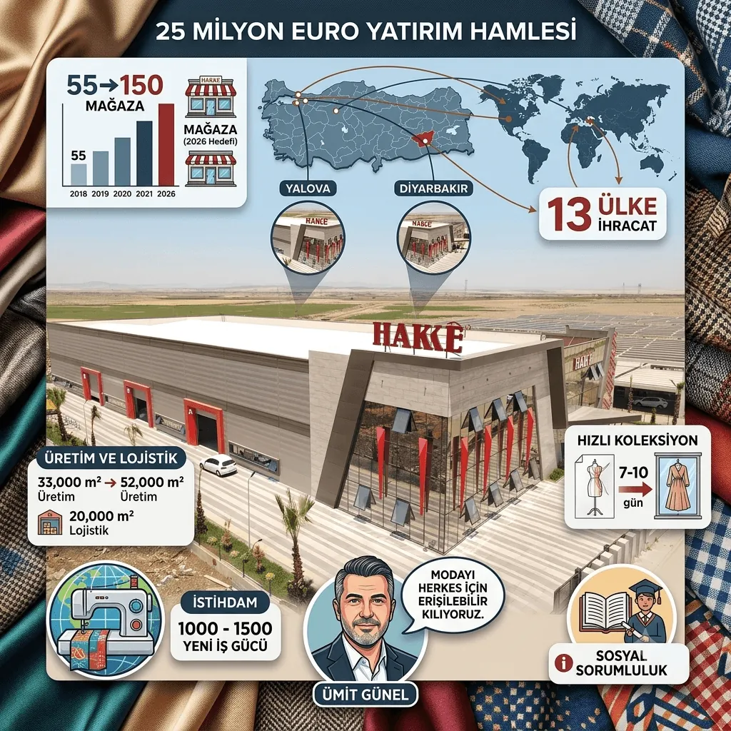 Hakke’den Diyarbakır ve Yalova’ya 25 Milyon Euro’luk Dev Yatırım: 150 Mağazalık Hedefle Büyüme Hamlesi