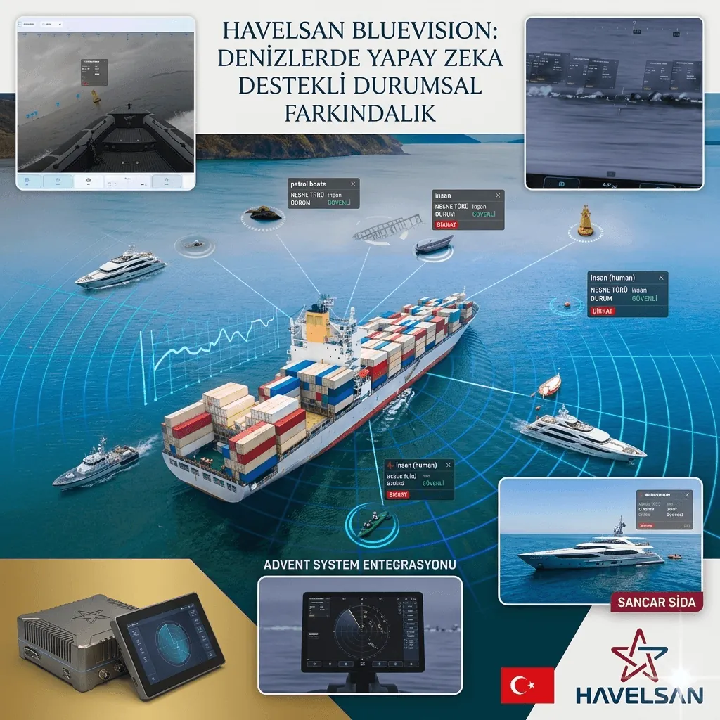 HAVELSAN’dan Denizlerde Yapay Zeka Devrimi! BLUEVISION Güvenli Deniz Resmi Oluşturuyor