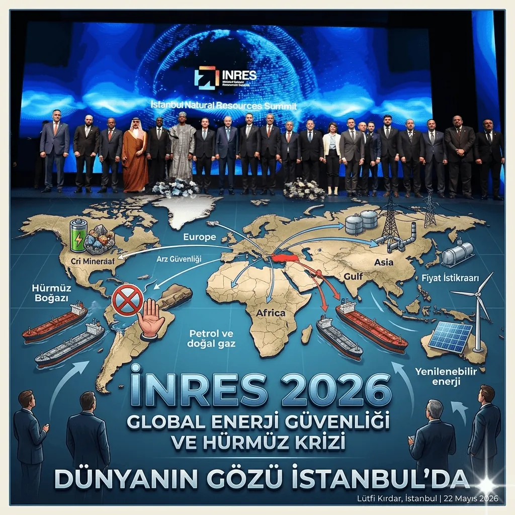 Hürmüz Krizi Gölgesinde Kritik Zirve: Dünyanın Enerji ve Doğal Kaynak Gündemi İNRES 2026’da İstanbul’da Belirlenecek