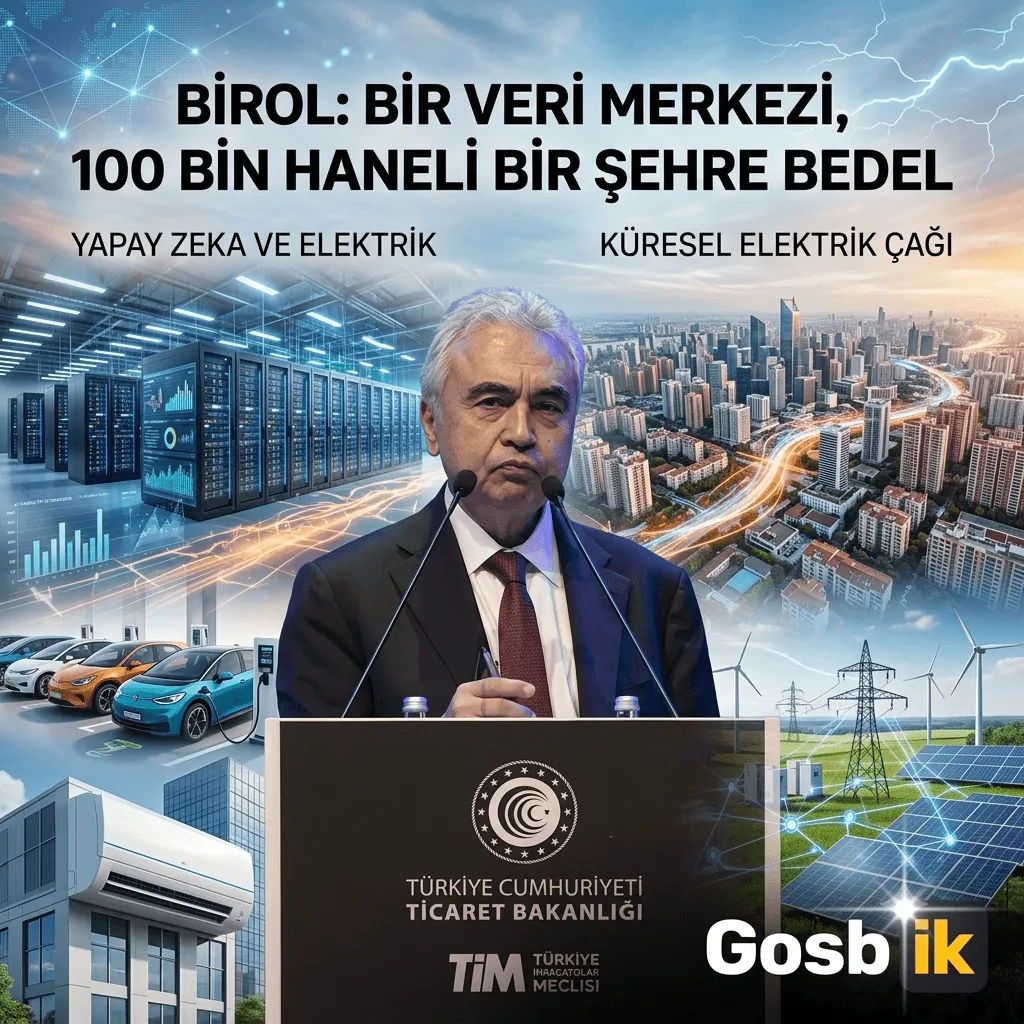 IEA Başkanı Birol’dan Yapay Zeka Uyarısı: 1 Veri Merkezi 100 Bin Haneli Şehir Kadar Elektrik Tüketiyor!