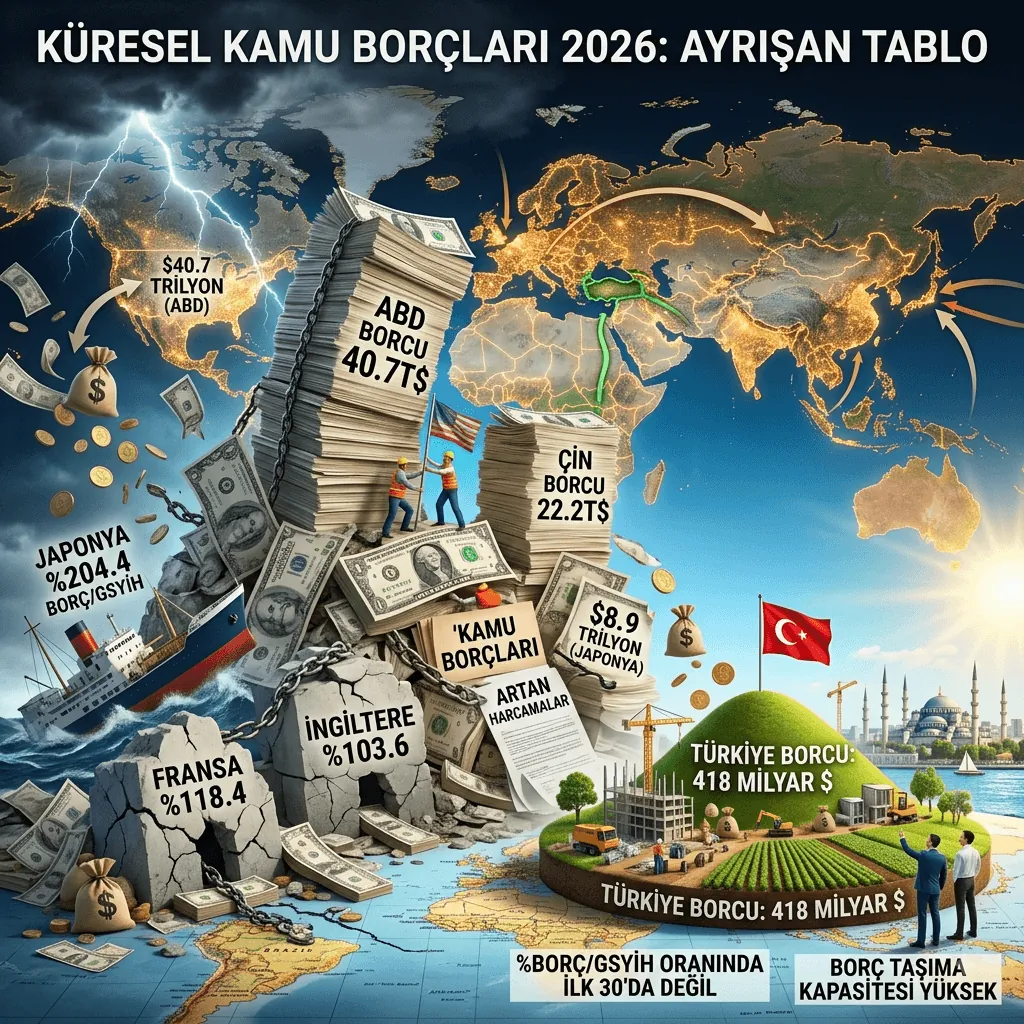 IMF Açıkladı: ABD’nin Kamu Borcu 40,7 Trilyon Dolar, Türkiye 418 Milyar Dolarda